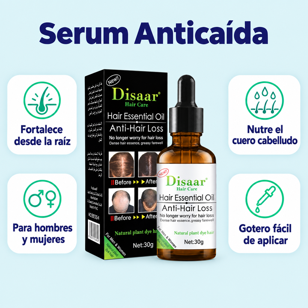 Beneficios del serum anticaída