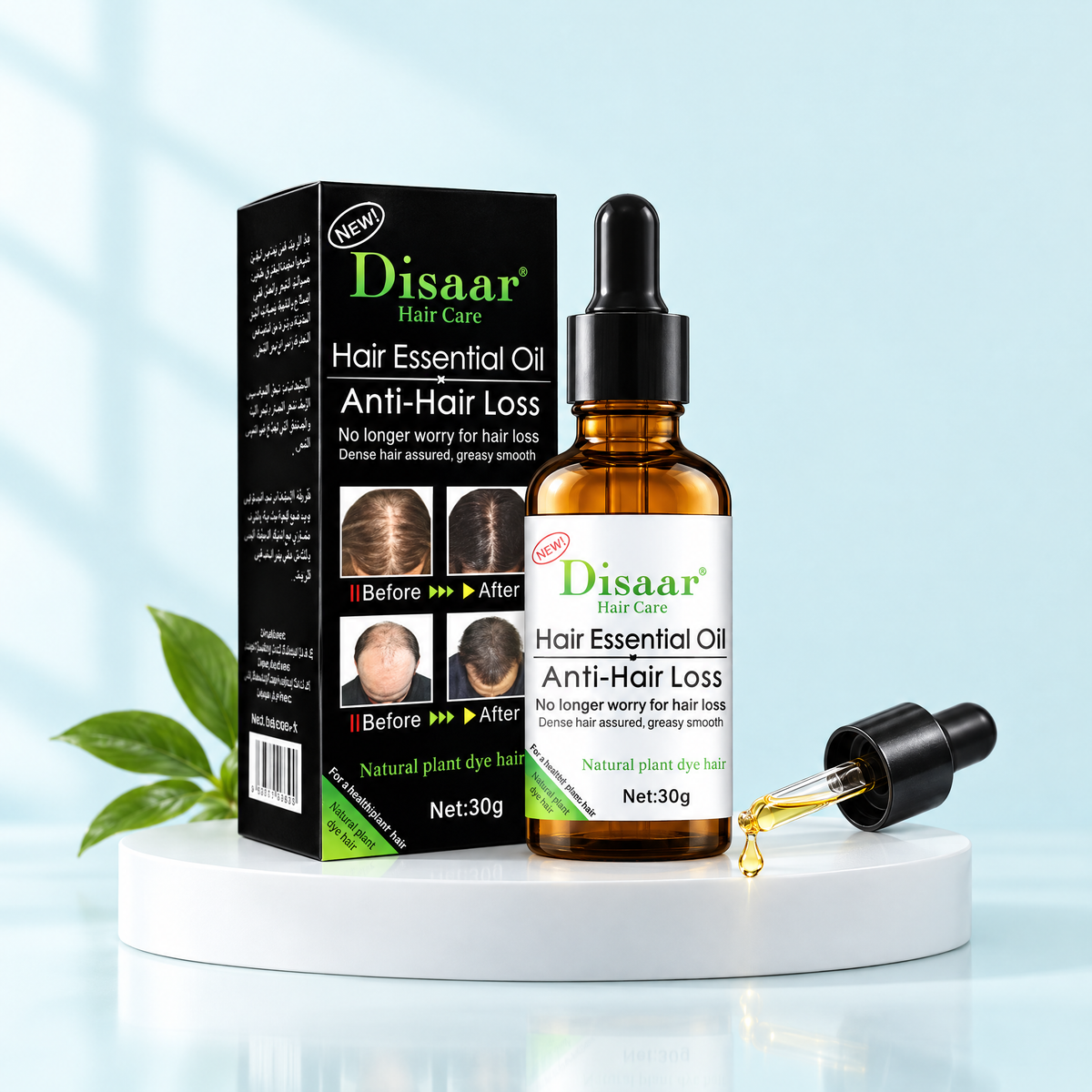 Serum Anticaída Disaar 30 ml con su caja